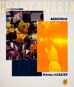 Oficial: Khalifa Diop renovado y cuatro jugadores se despiden de Gran Canaria