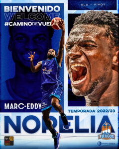 Fichaje Marc-Eddy Norelia - Hereda San Pablo Burgos