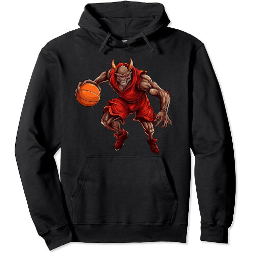 Diablo Baloncesto Sudadera con Capucha