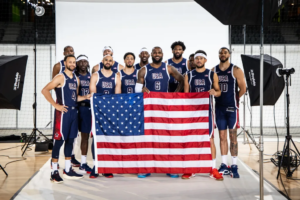 La selección de Estados Unidos. FIBA