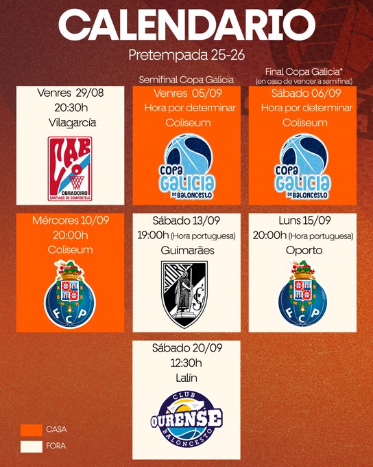 Pretemporada Leyma Coruña 25-26