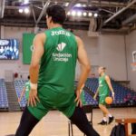 Unicaja entrenando